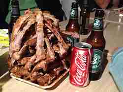 The end of our Soulful Ribs
